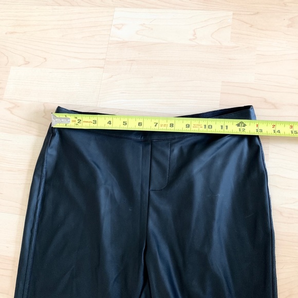 Mid Rise Black Faux Leather Legging - Picture 4 of 6